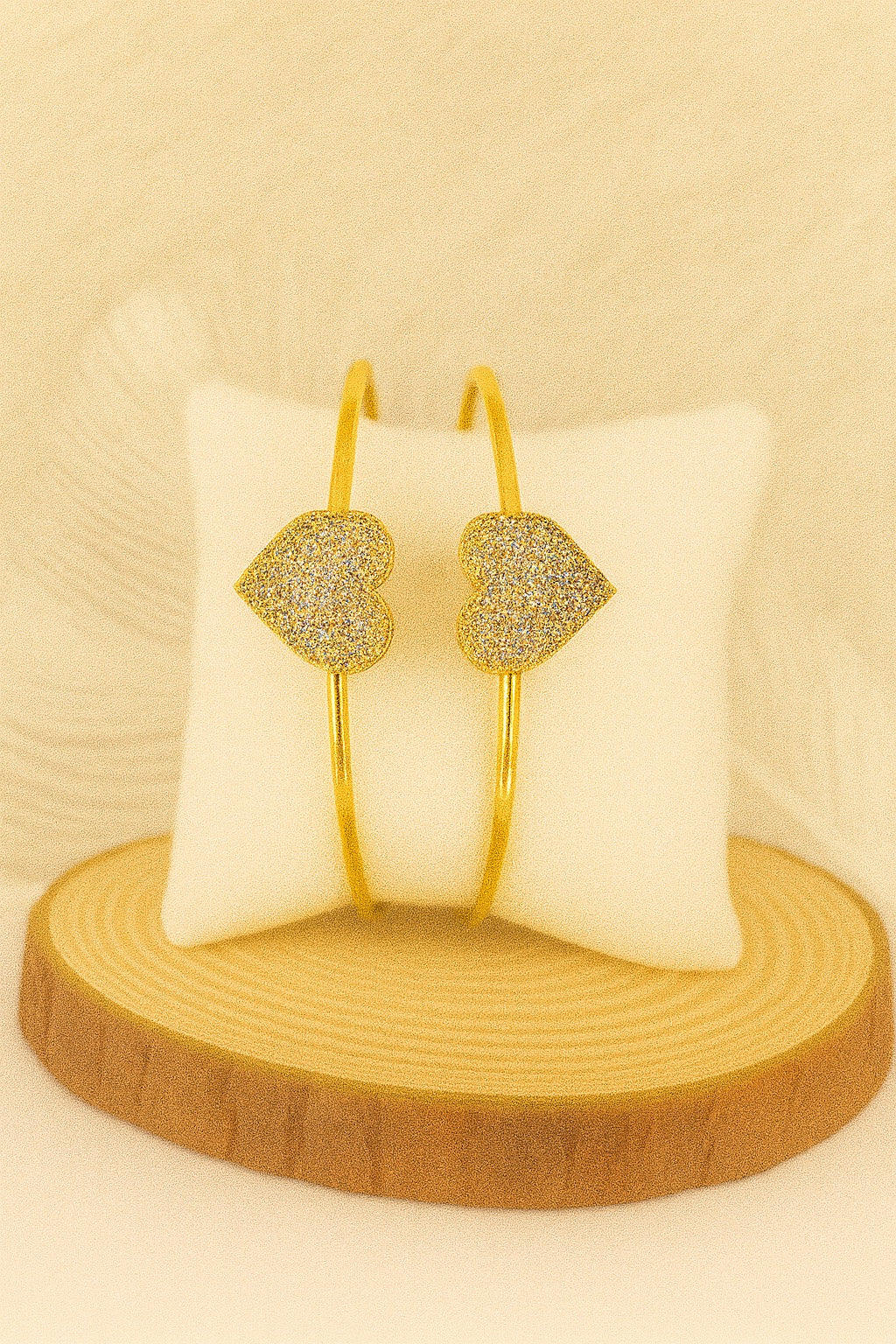 Adjustable Adult Bangle-102 (White)