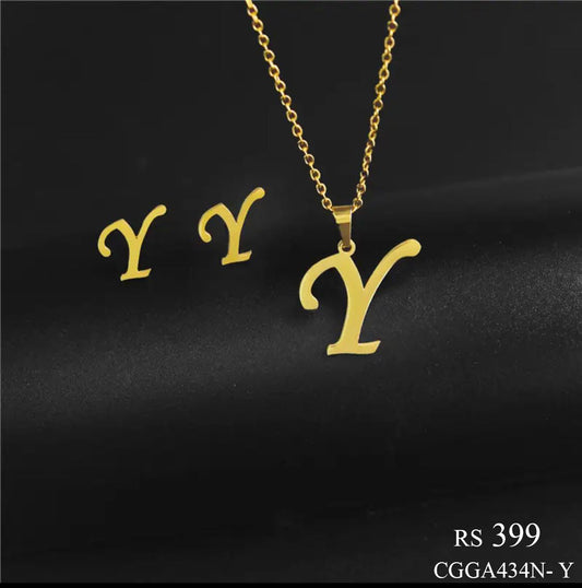 Alphabet Locket Set (Y)