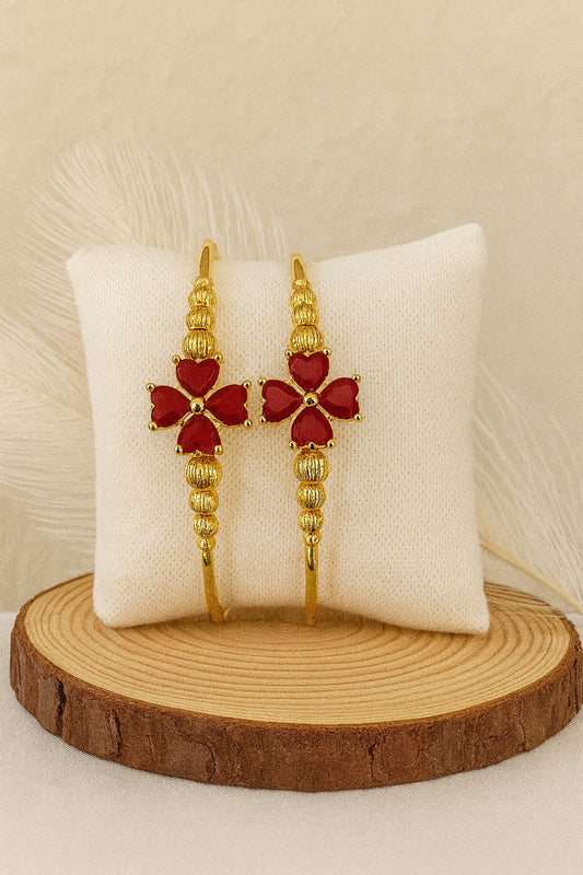 Adjustable Adult Bangle-90 (Maroon)