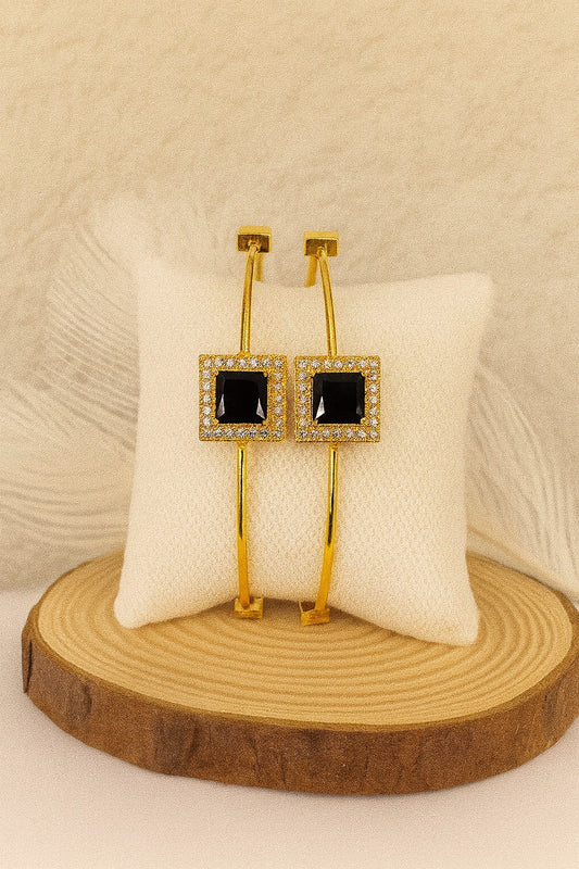 Adjustable Adult Bangle-99 (Black)