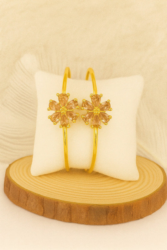 Adjustable Adult Bangle-103 (Golden)