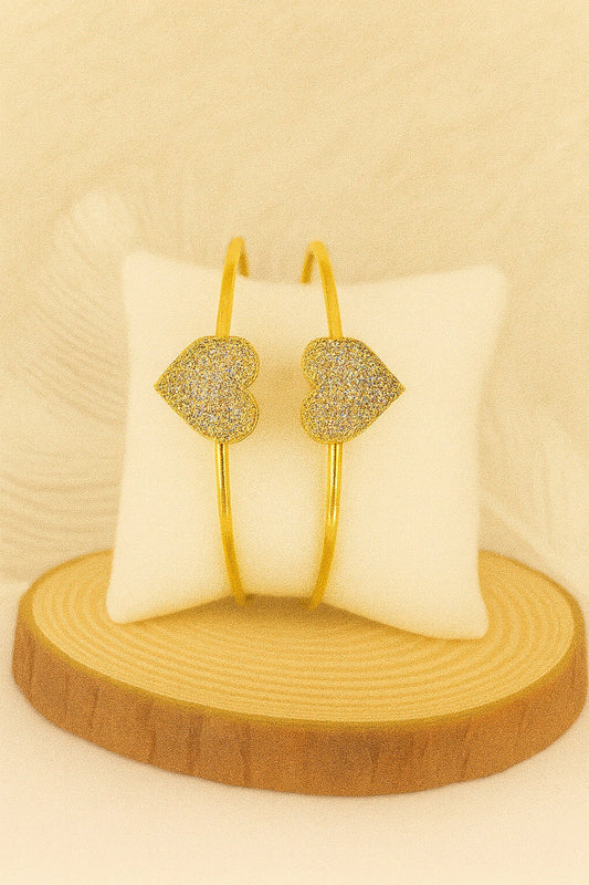 Adjustable Adult Bangle-102 (White)